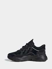 adidas Originals Black Ozweego Trainers - Image 2 of 10
