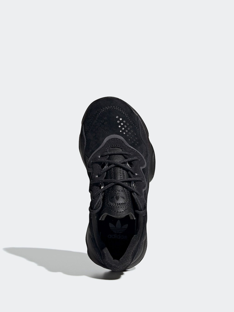 adidas Originals Black Ozweego Trainers - Image 7 of 10