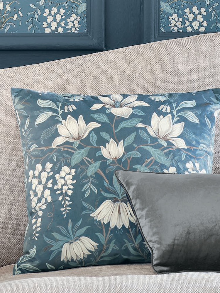 Квадратная подушка с принтом Laura Ashley Parterre - Изображение 1 из 6 Квадратная подушка с принтом Laura Ashley Parterre - Изображение 1 из 6