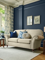 Laura Ashley Seaspray Blue Square Parterre Printed Cushion - Image 3 of 6