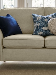 Laura Ashley Seaspray Blue Square Parterre Printed Cushion - Image 9 of 9