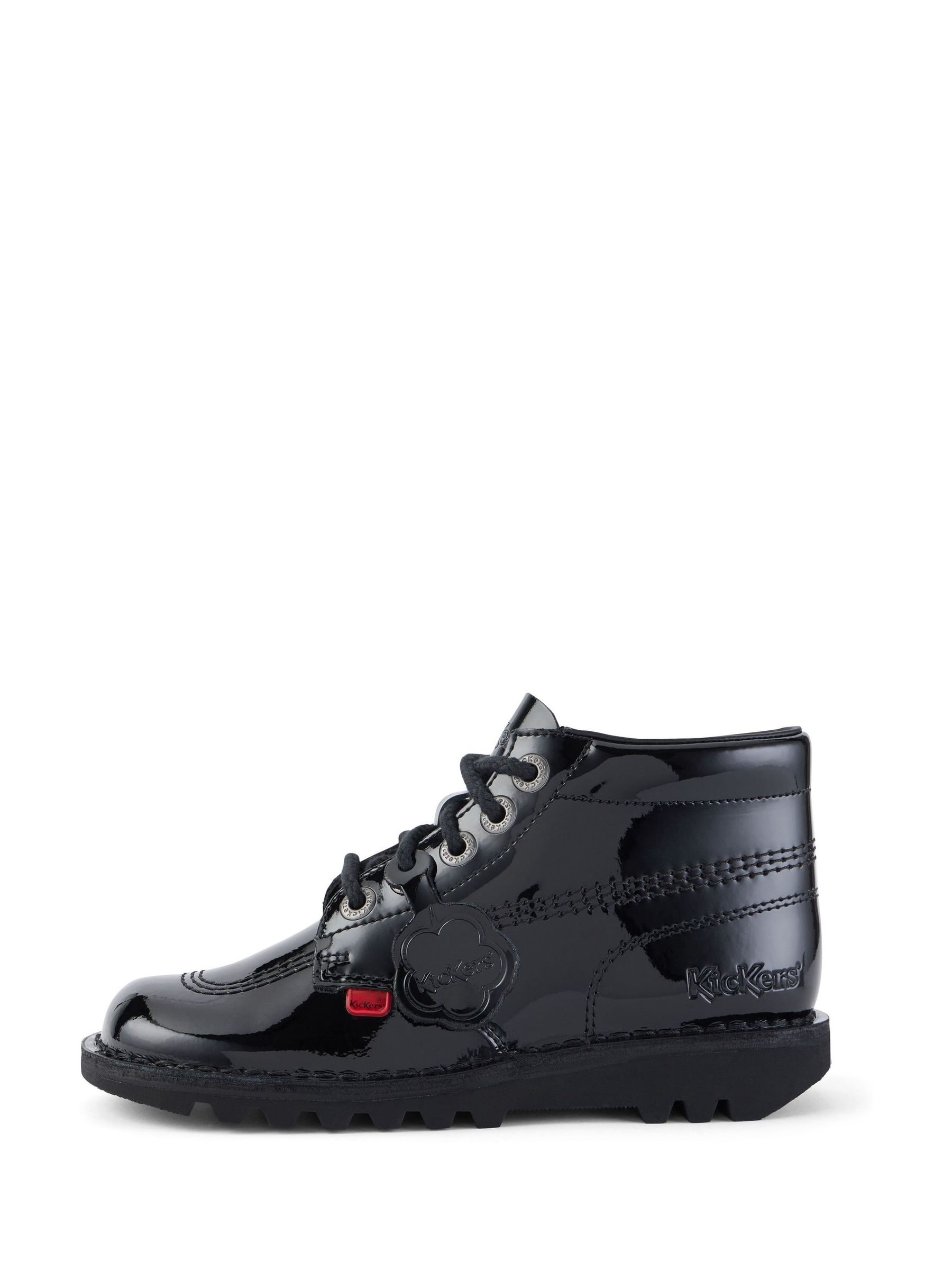Kickers patent boots womens sales