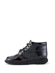 Kickers Black Womens Hi Patent Leather Shoes - Image 2 of 7