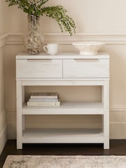 White Bronx Console Table - Image 2 of 11