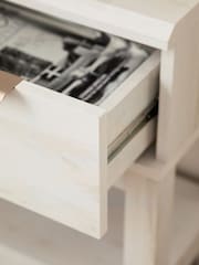 White Bronx Console Table - Image 5 of 11