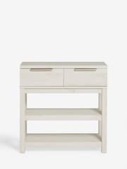 White Bronx Console Table - Image 9 of 11