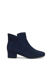 Linzi Blue Maggie Low Block Heeled Ankle Boots - Image 3 of 4