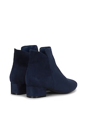 Linzi Blue Maggie Low Block Heeled Ankle Boots - Image 4 of 4