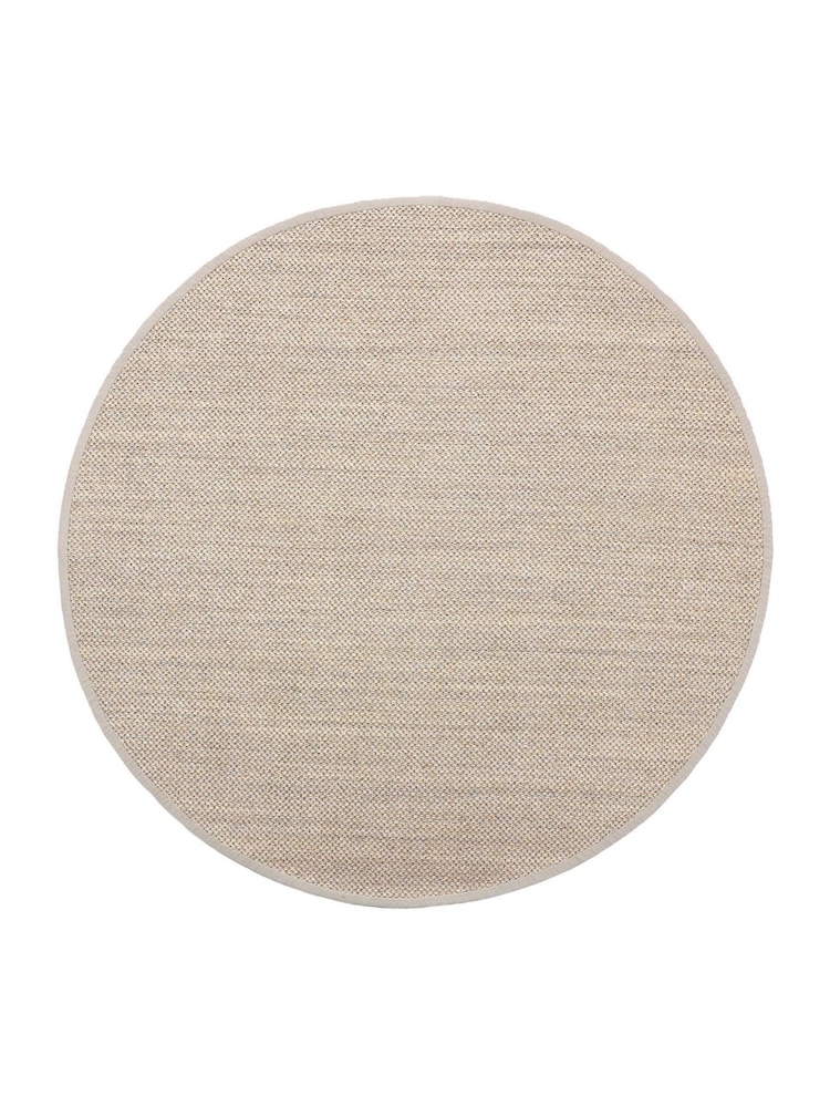 Origin Rugs Light Beige Hand Woven Sisal Circle Rug - Image 2 of 4