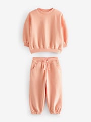 Pink Sweat Top and Jogger Set (3mths-7yrs) - Image 1 of 3
