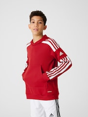 أحمر - سترة بقلنسوة ‪Squadra 21‬ من adidas  - صورة 1 من 1