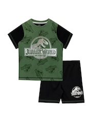 Character Green/Black Jurassic World Pyjamas - Image 1 of 5