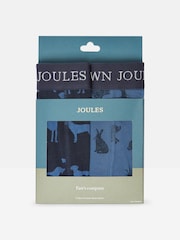Joules Crown Joules Navy Blue Pack of Two Cotton Boxers - Image 1 of 4