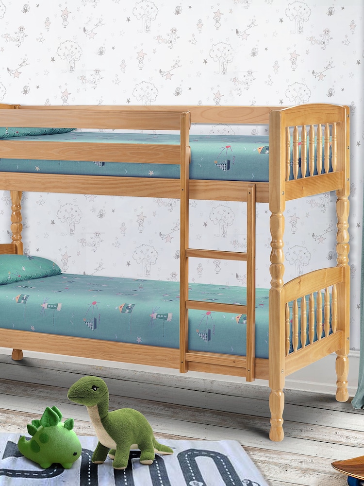Julian Bowen Natural Lincoln 90cm Bunk Bed - Image 1 of 2