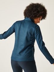 Regatta Dark Blue Shower Resistant Connie V Softshell Jacket - Image 2 of 7