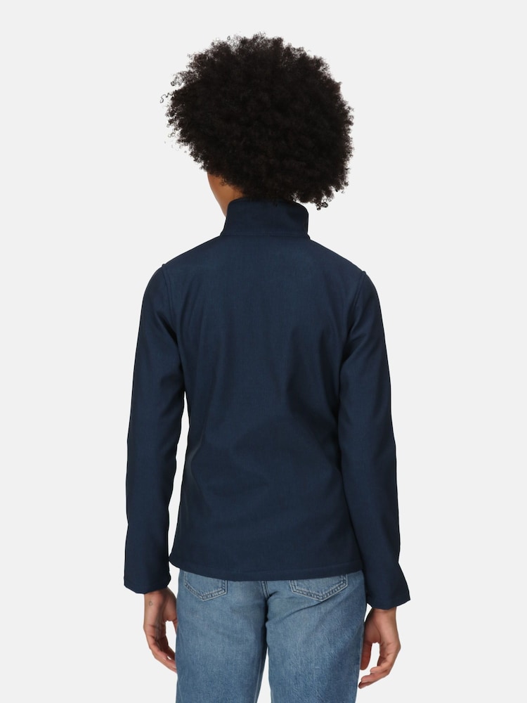 Regatta Dark Blue Shower Resistant Connie V Softshell Jacket - Image 2 of 7