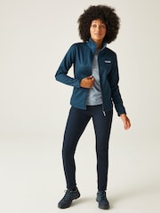 Regatta Dark Blue Shower Resistant Connie V Softshell Jacket - Image 3 of 7