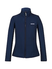 Regatta Dark Blue Shower Resistant Connie V Softshell Jacket - Image 5 of 7