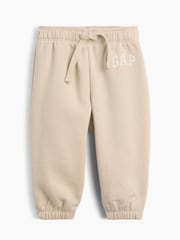 Gap Beige Baby VintageSoft Logo Joggers (0-24mths) - Image 1 of 2