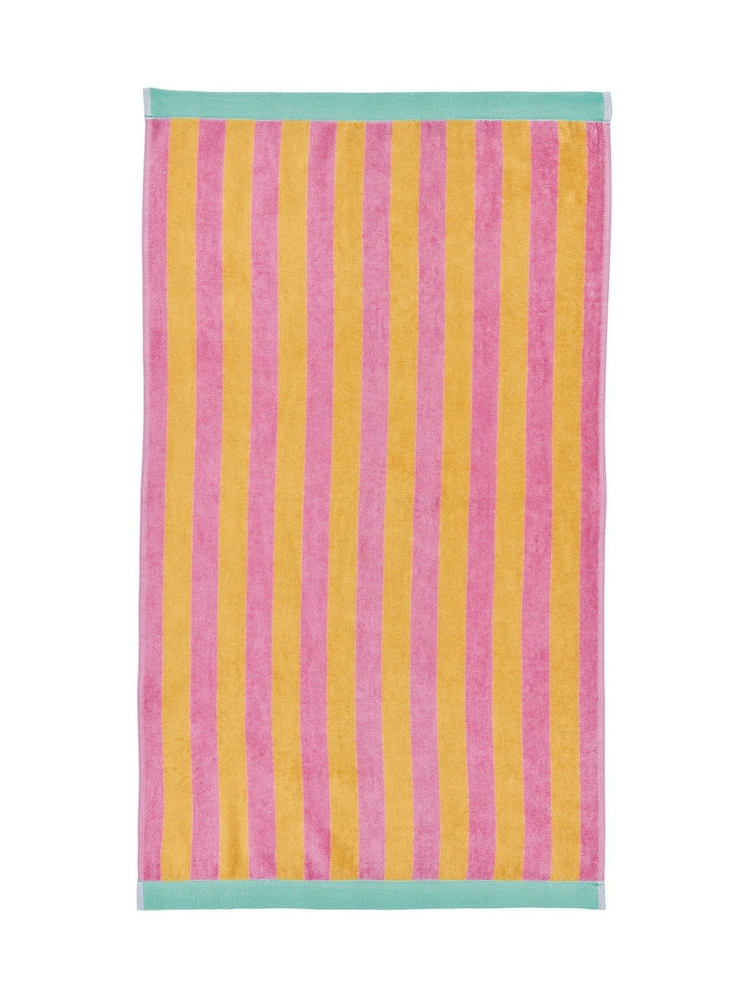 Land & Shore Multi Shore Stripe Towel - Image 2 of 2 Land & Shore Multi Shore Stripe Towel - Image 2 of 2