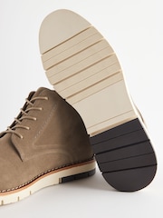 Taupe Brown Sports Boots - Image 6 of 6