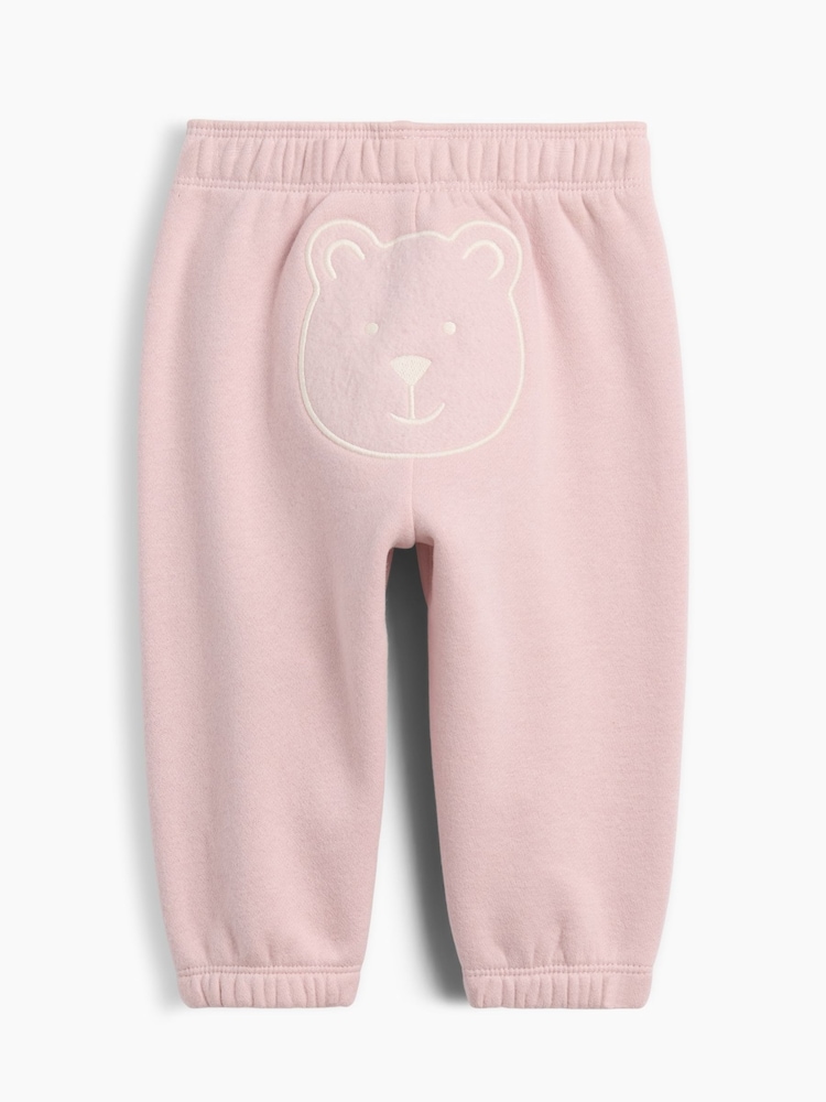 Gap Pink Baby VintageSoft Logo Joggers (0-24mths) - Image 2 of 2 Gap Pink Baby VintageSoft Logo Joggers (0-24mths) - Image 2 of 2