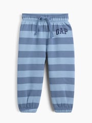 Gap Blue Stripe Baby VintageSoft Logo Joggers (0-24mths) - Image 1 of 2