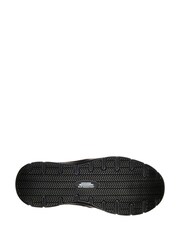 Skechers Black Flex Advantage Bronwood Slip Resistant Wide Fit Mens Shoes - Image 5 of 5
