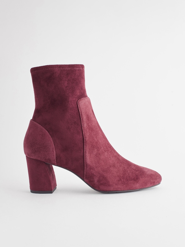 Burgundy Red Forever Comfort® With Motionflex Sock Boots - Image 2 of 5