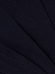 Adrianna Papell Blue Knit Crepe Jumpsuit - Image 6 of 6