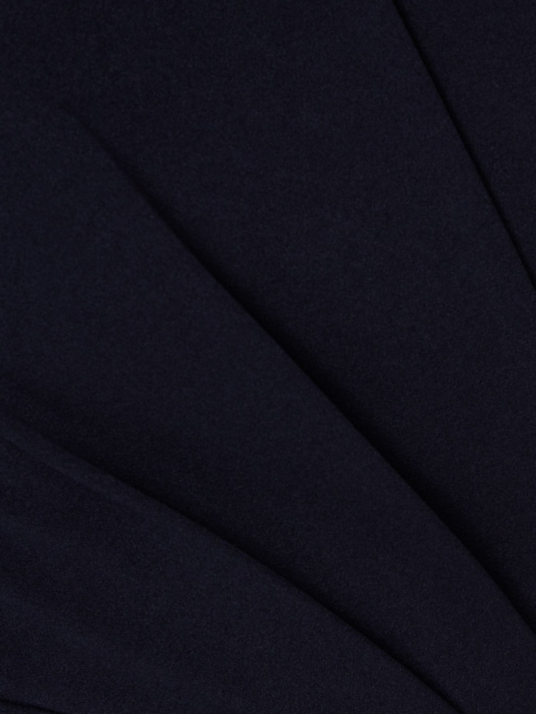 Adrianna Papell Blue Knit Crepe Jumpsuit - Image 6 of 6