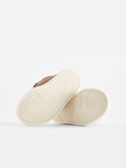 Tan Brown/White Wide Fit (G) Warm Lined Touch Fastening Boots - Image 4 of 5