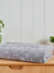 Fusion Grey Ingo 100% Cotton Towel - Image 1 of 4