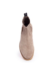 AllSaints Brown Chelsea Suede Rhett Boots - Image 4 of 6