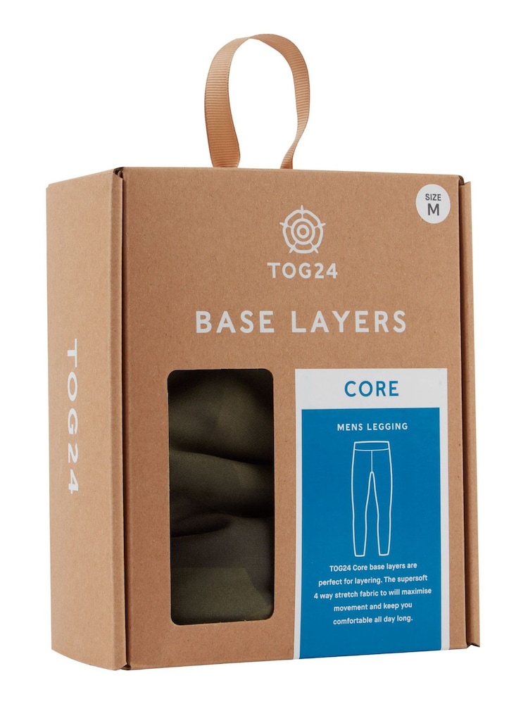 Tog 24 Green Snowdon Mens Thermal Leggings - Image 7 of 7