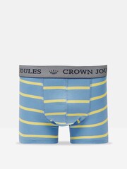 Joules Crown Blue Sail Cotton Boxer Briefs 2 Pack - Image 3 of 4