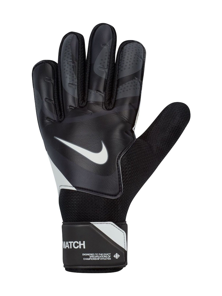 Nike Black Match Soccer Goalkeeper Gloves - Image 2 of 3