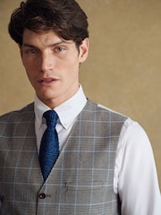 Barbour® Beige Check Waistcoat - Image 4 of 15