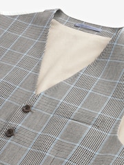 Barbour® Beige Check Waistcoat - Image 9 of 15