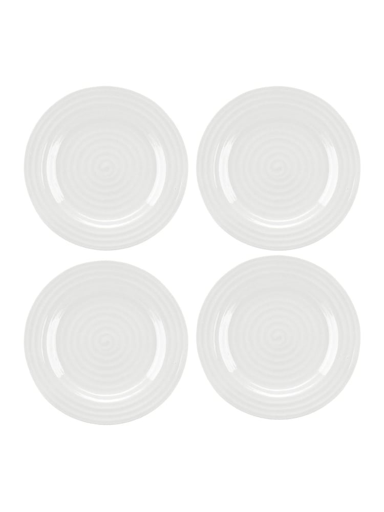 Portmeirion Set of 4 White Dinner Plate Set - Image 2 of 2
