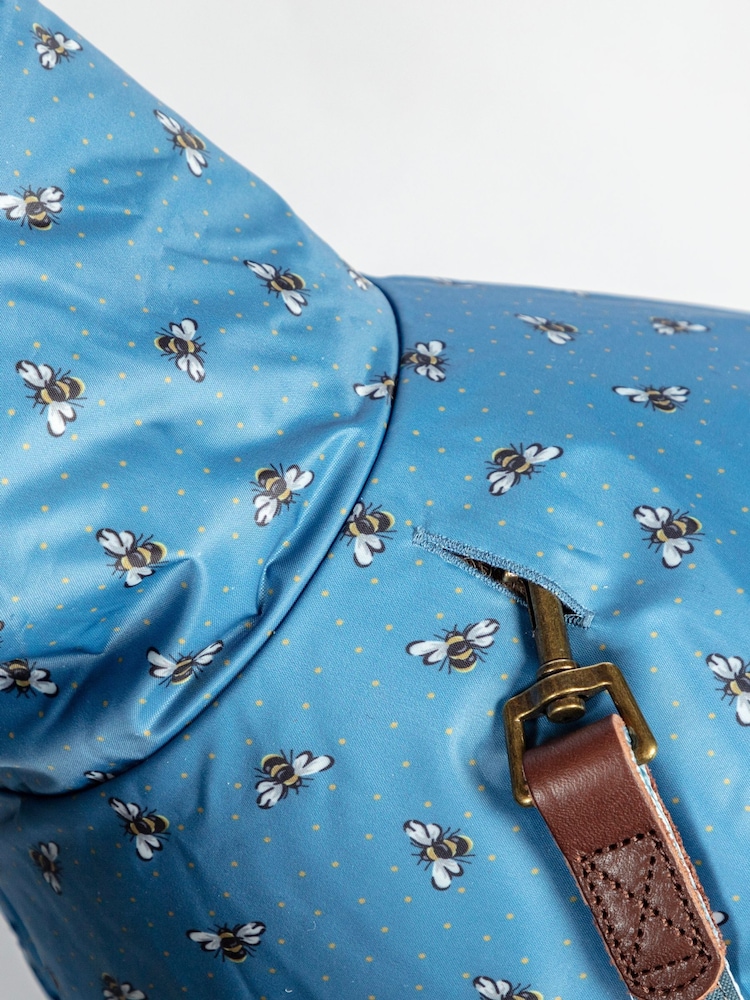 FatFace Blue Small Spotty Bees Raincoat - Image 5 of 5