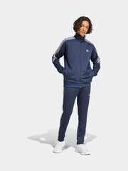 adidas Blue adidas Sportswear 3-Stripes Doubleknit Track Suit - Image 1 of 14