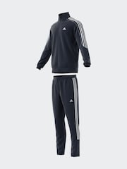 adidas Blue adidas Sportswear 3-Stripes Doubleknit Track Suit - Image 10 of 14