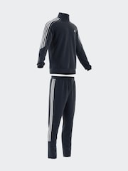 adidas Blue adidas Sportswear 3-Stripes Doubleknit Track Suit - Image 11 of 14
