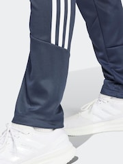 adidas Blue adidas Sportswear 3-Stripes Doubleknit Track Suit - Image 6 of 14