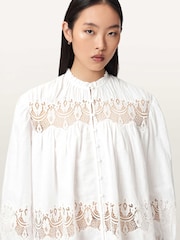 AllSaints White Talisa Dress - Image 3 of 7