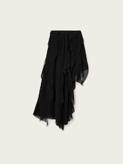 AllSaints Black Melody Skirt - Image 7 of 7