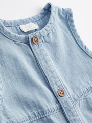 Denim Baby 100% Cotton Jumpsuit (0mths-2yrs) - Image 4 of 9