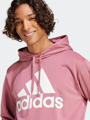 Rot - adidas Sportswear Trainingsanzug aus Frottee mit Kapuze - Bild 4 von 5