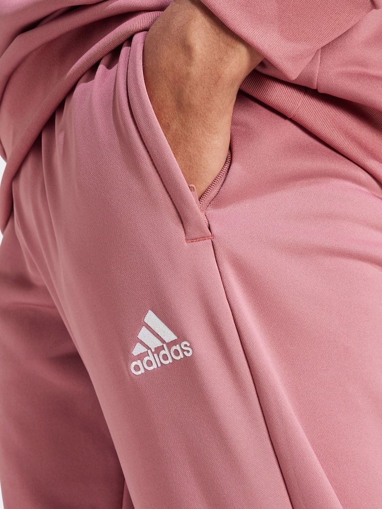 Rot - adidas Sportswear Trainingsanzug aus Frottee mit Kapuze - Bild 5 von 5 Rot - adidas Sportswear Trainingsanzug aus Frottee mit Kapuze - Bild 5 von 5